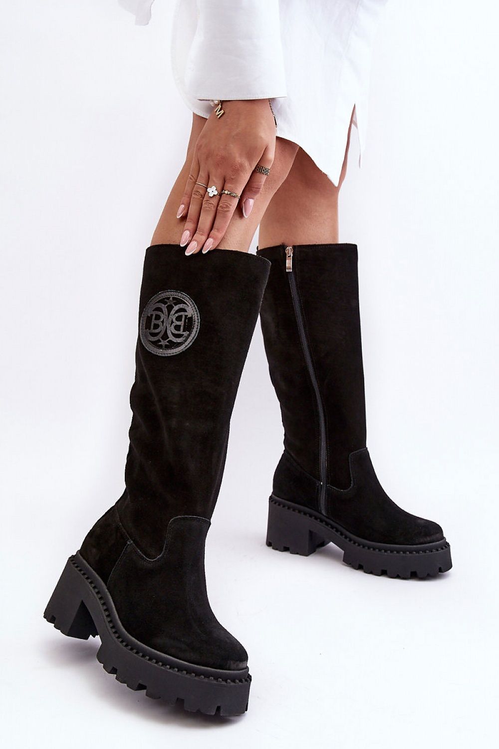 Laarzen met hoge hakken model 187333 Step in style