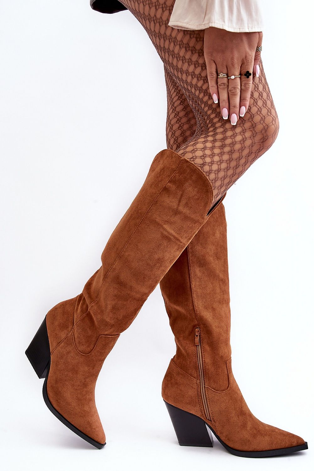 Laarzen met hoge hakken model 188718 Step in style
