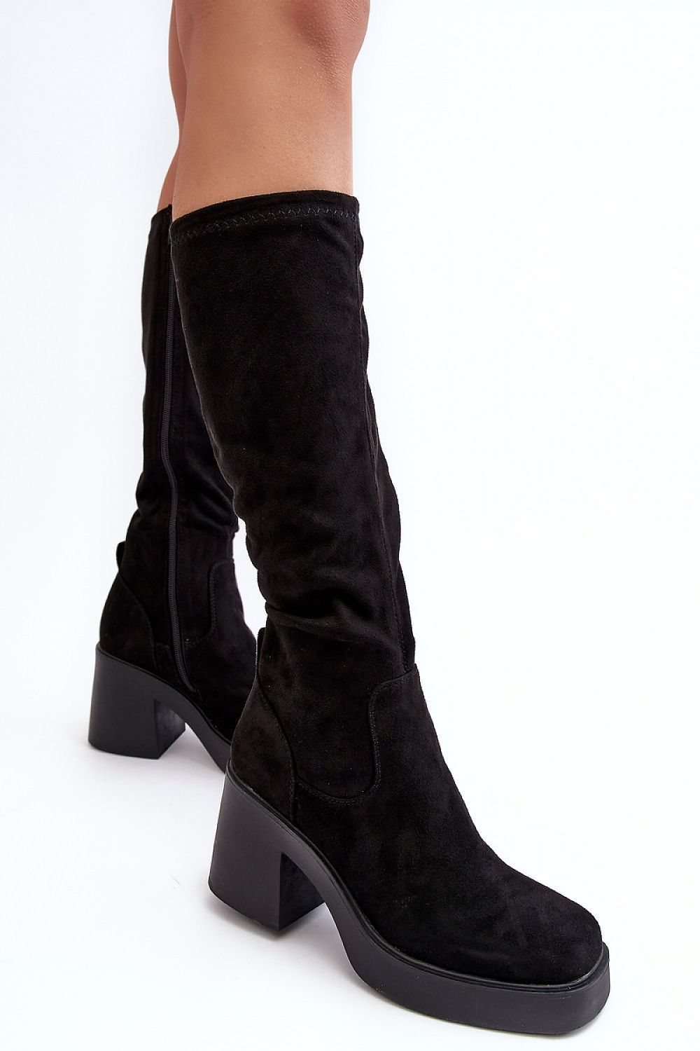 Laarzen met hoge hakken model 189049 Step in style