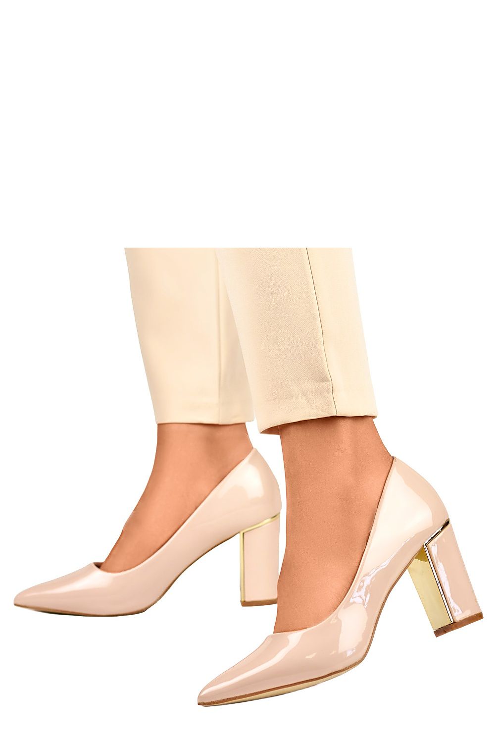 Pumps met dikke hak model 190050 PRIMO