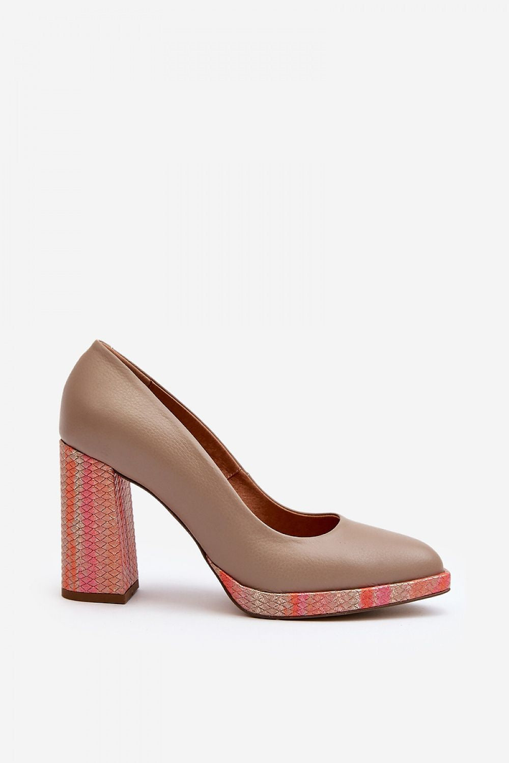 Pumps met dikke hak model 192298 Step in style