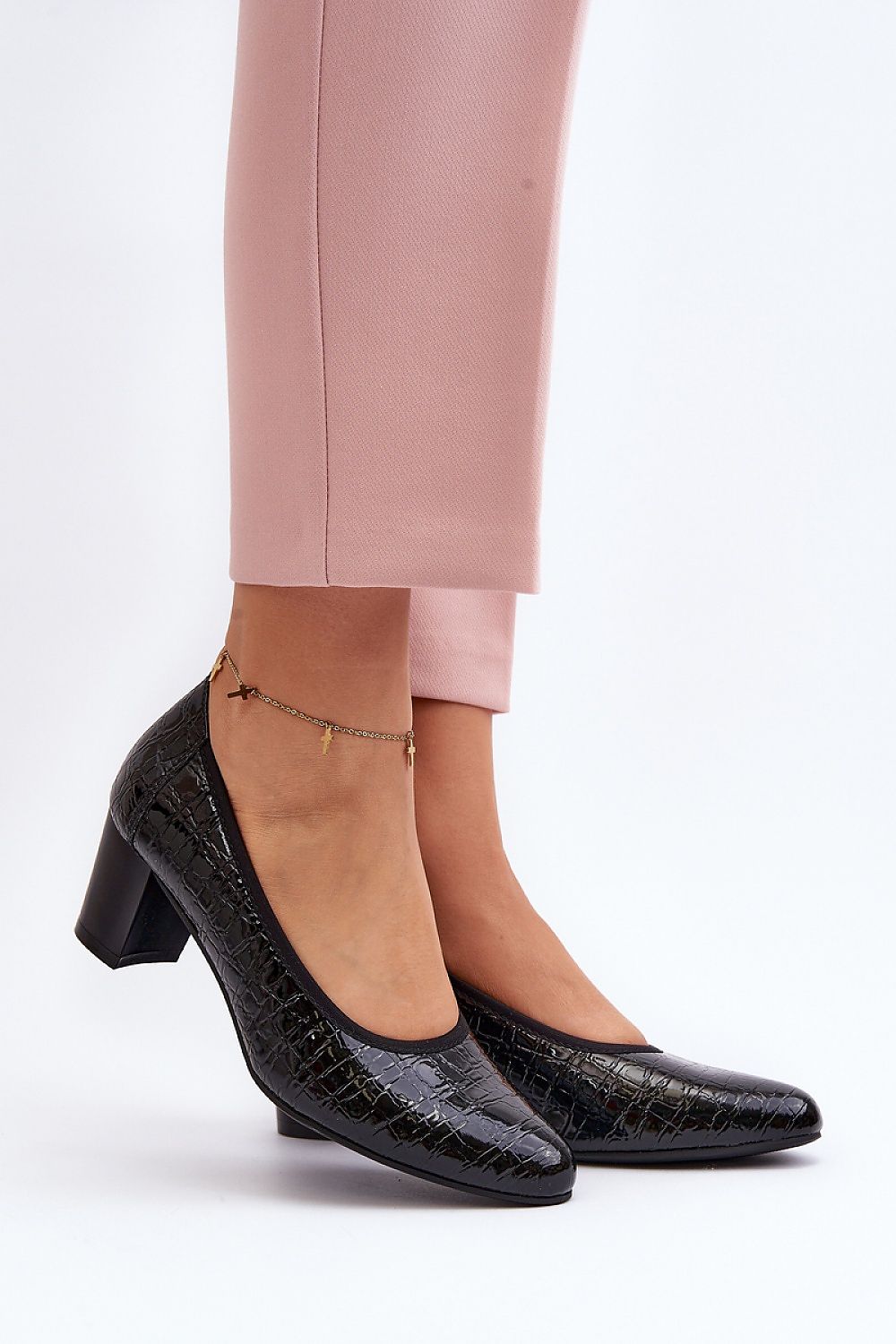 Pumps met dikke hak model 192919 Step in style