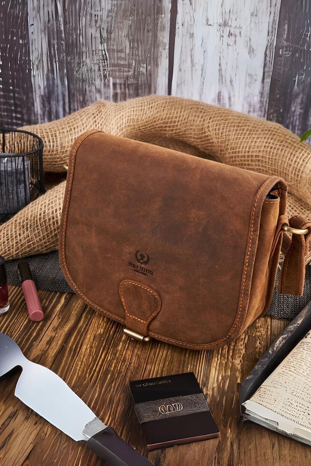Handtas uit natuurlijke huid model 193247 Galanter