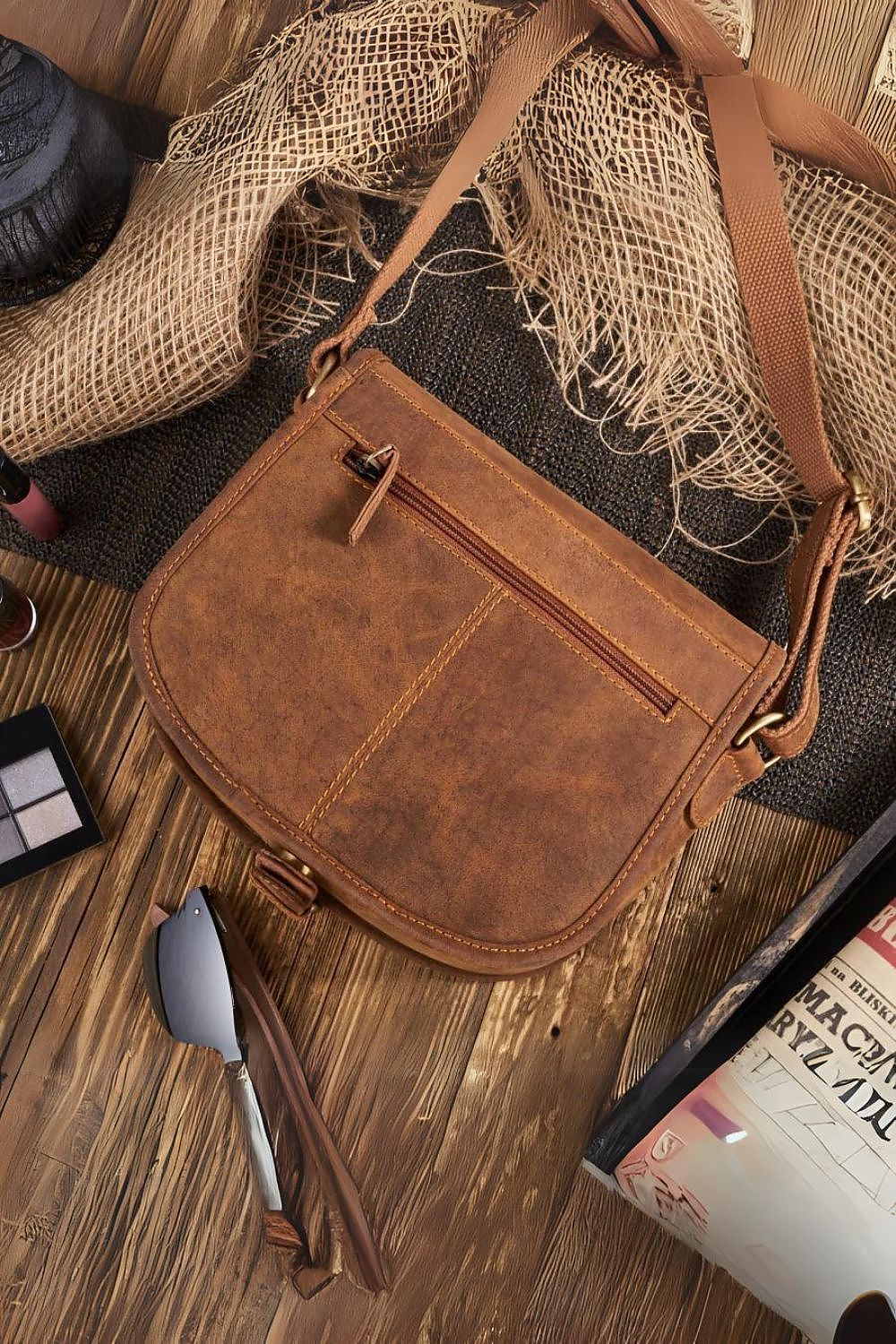 Handtas uit natuurlijke huid model 193247 Galanter