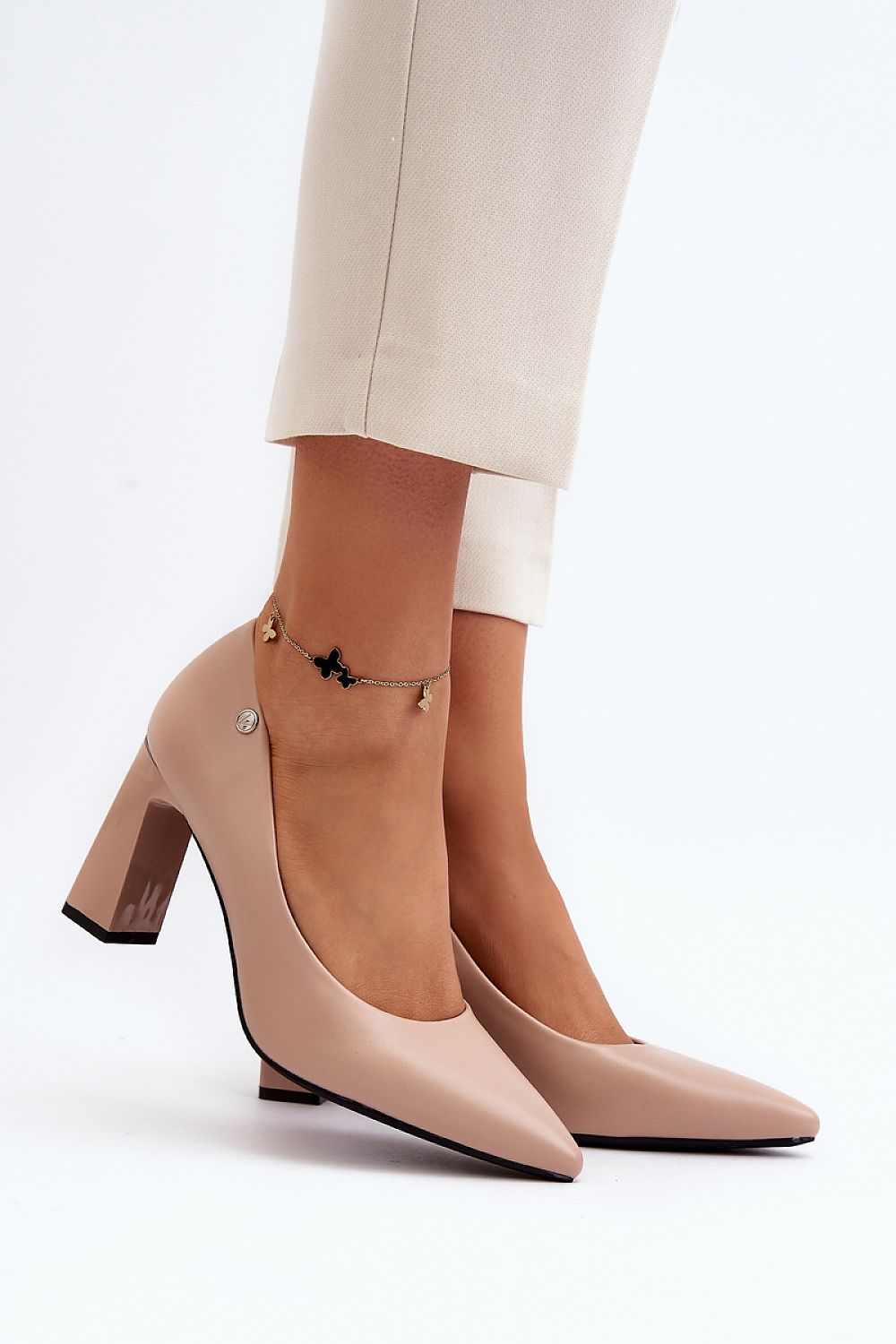 Pumps met dikke hak model 193379 Step in style