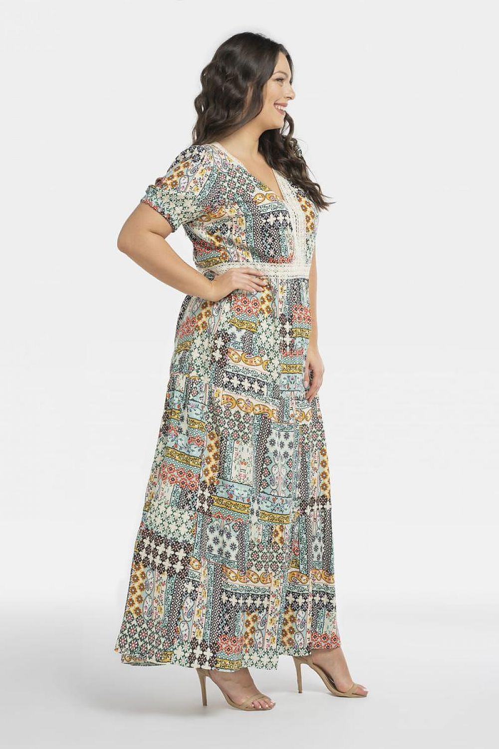 Plus size jurk model 196883 Karko