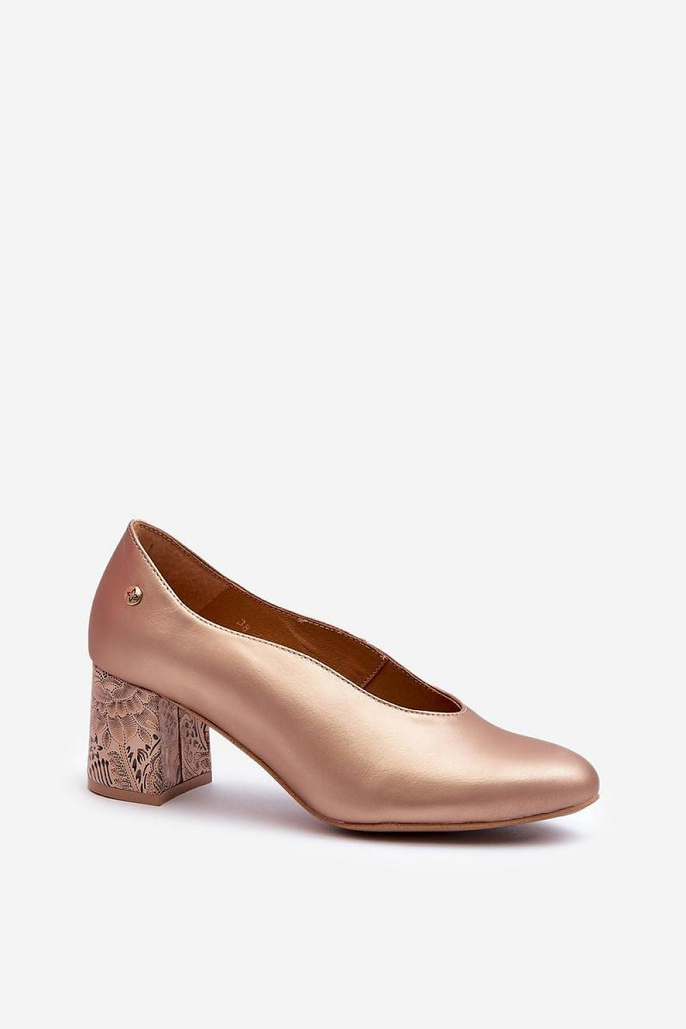 Pumps met dikke hak model 198121 Step in style