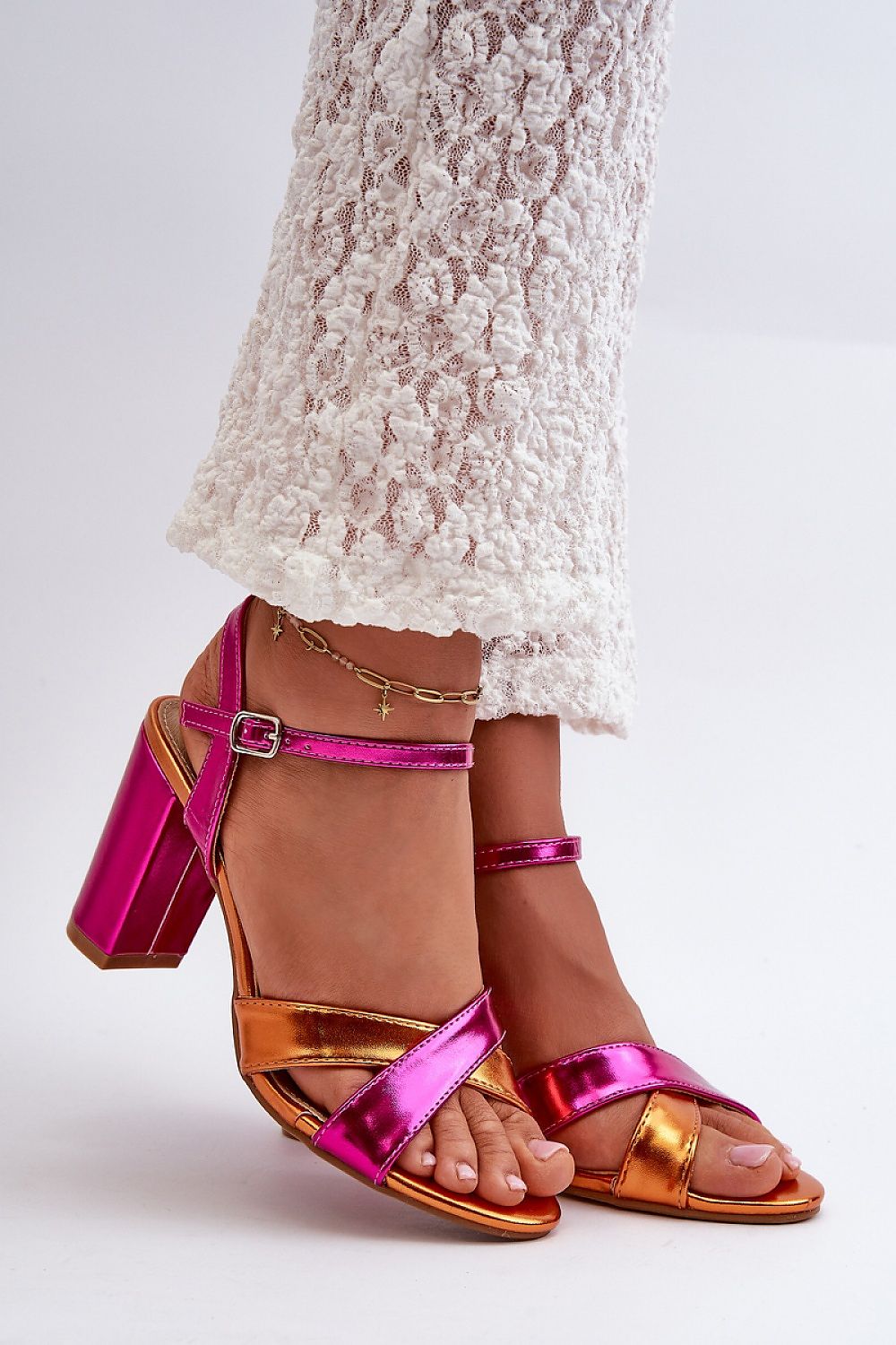 sandalen op hak model 198680 Step in style