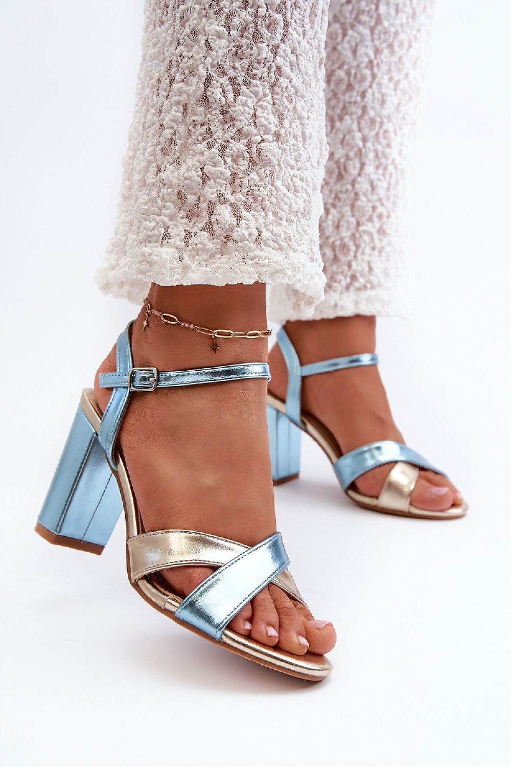 sandalen op hak model 198681 Step in style