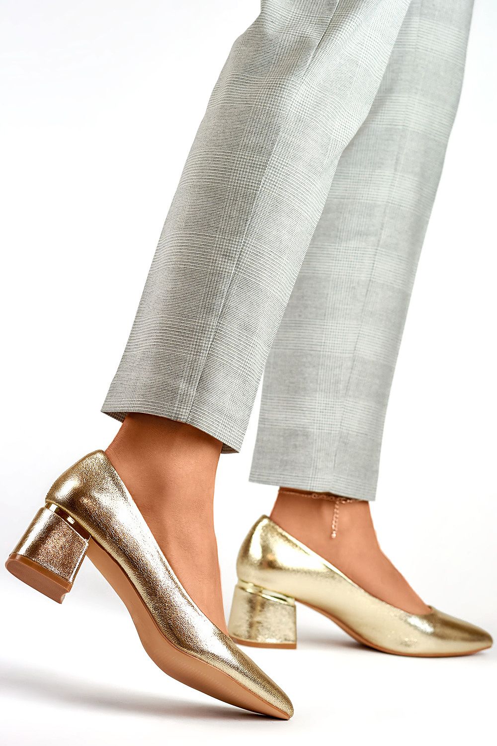 Pumps met dikke hak model 198837 PRIMO