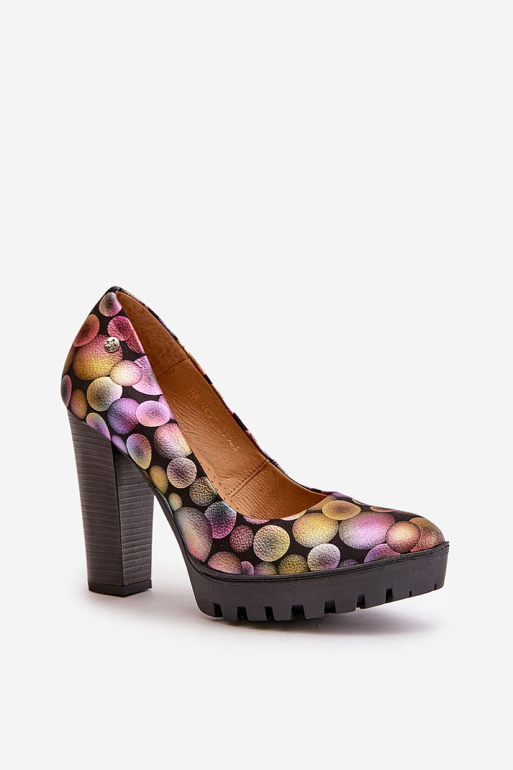 Pumps met dikke hak model 199812 Step in style