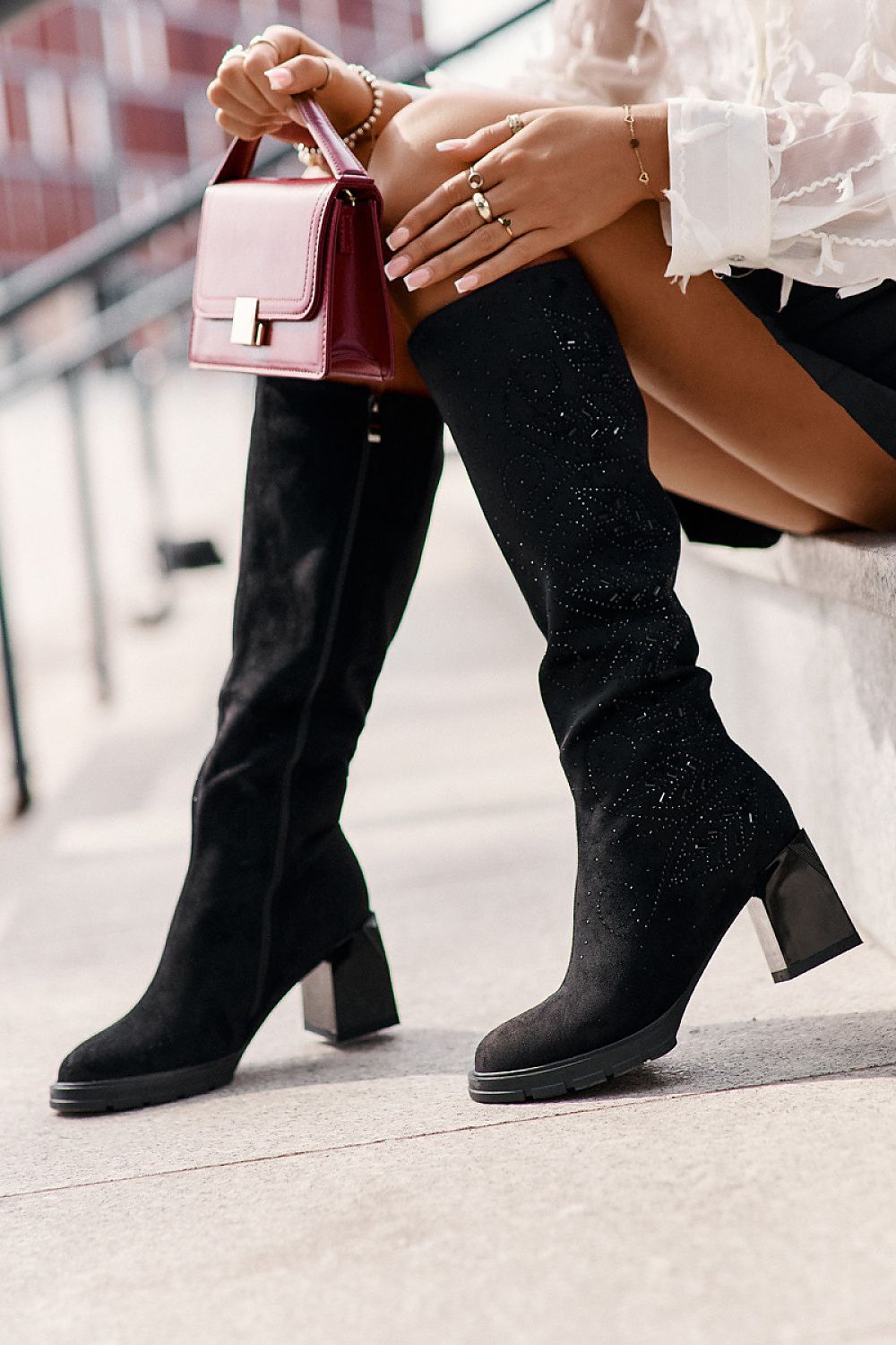 Laarzen met hoge hakken model 200635 Step in style