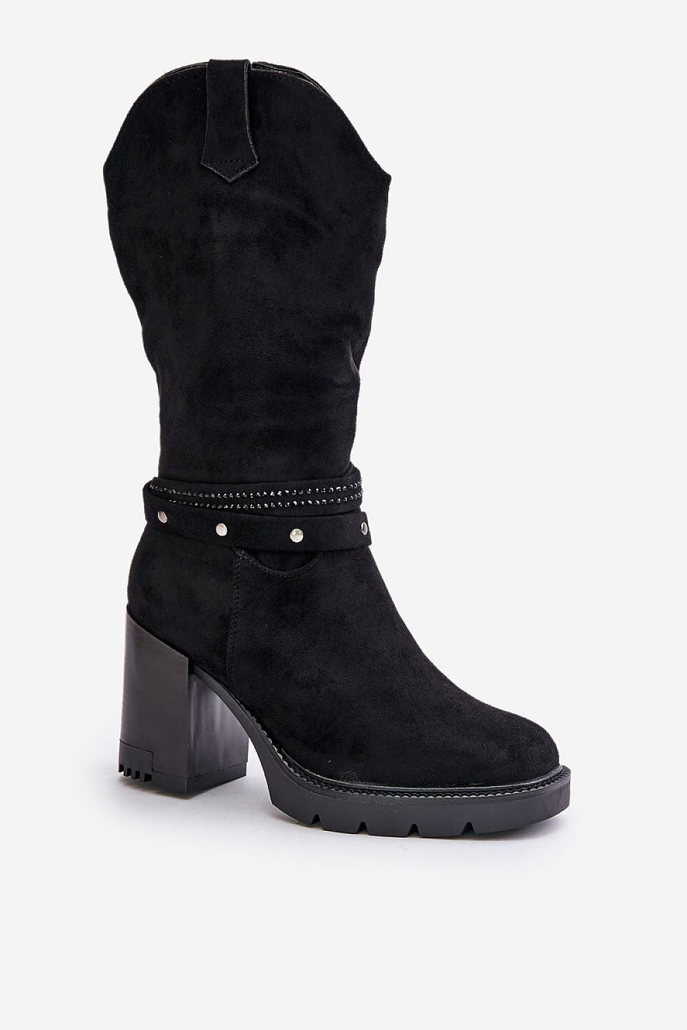 Laarzen met hoge hakken model 201023 Step in style