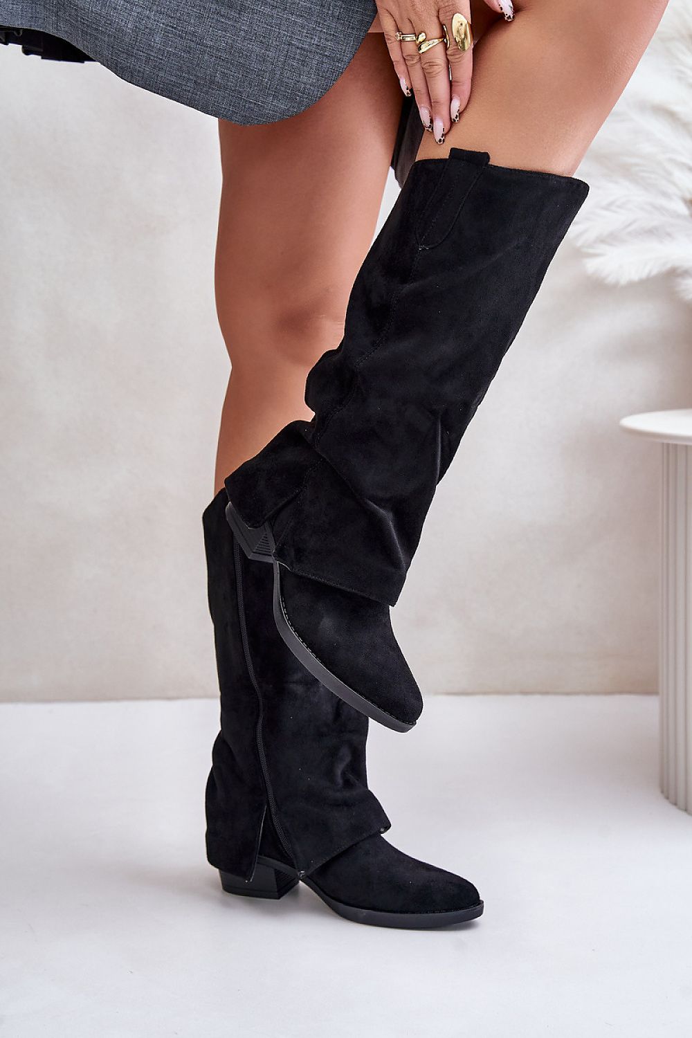 Laarzen met hoge hakken model 201289 Step in style