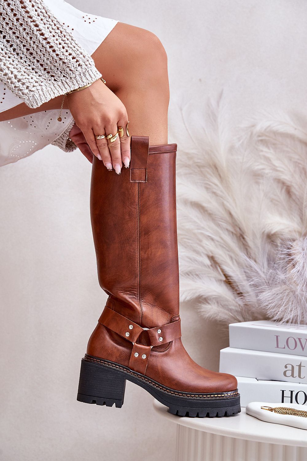 Laarzen met hoge hakken model 201306 Step in style