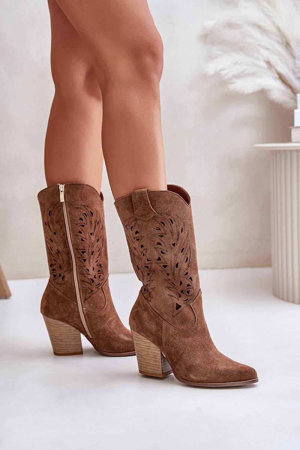 Laarzen met hoge hakken model 201316 Step in style
