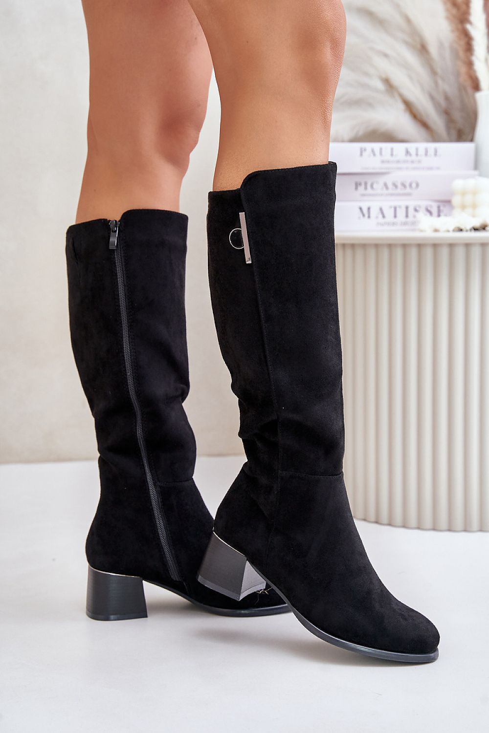 Laarzen met hoge hakken model 202036 Step in style