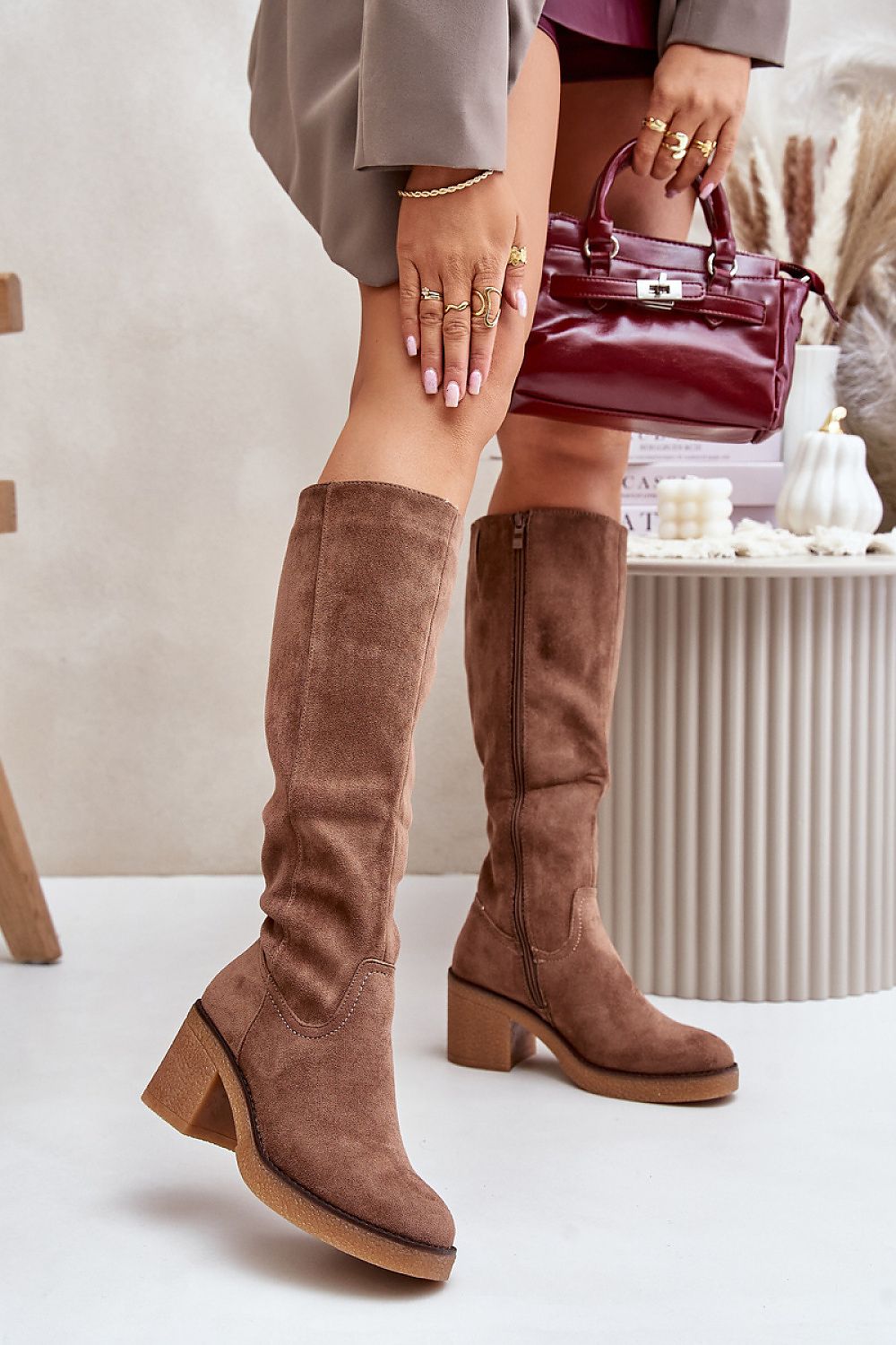Laarzen met hoge hakken model 202104 Step in style