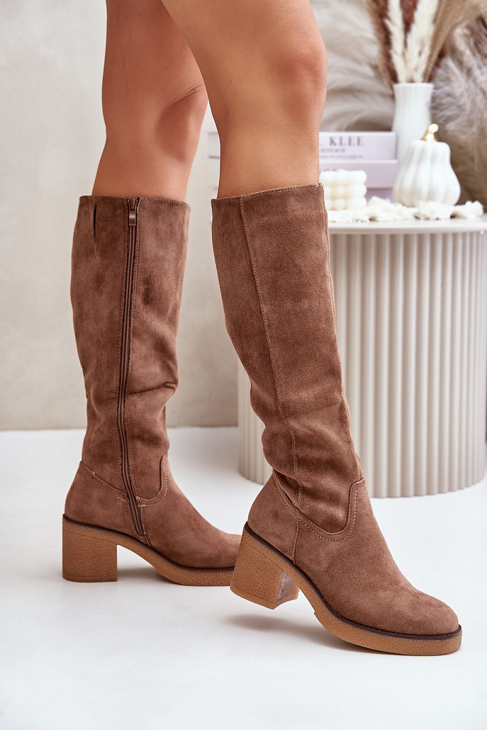 Laarzen met hoge hakken model 202104 Step in style