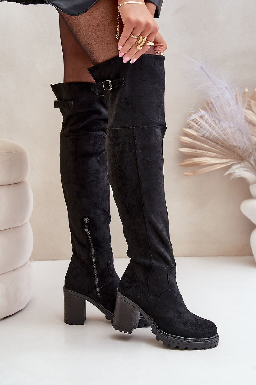 Laarzen met hoge hakken model 203508 Step in style