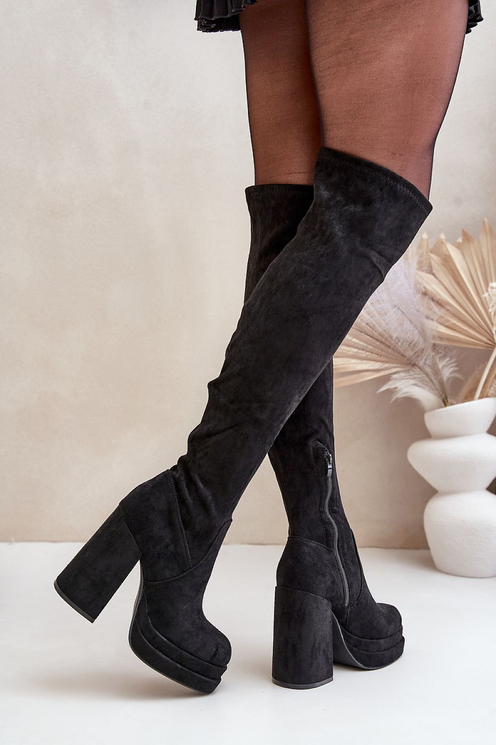 Laarzen met hoge hakken model 203517 Step in style