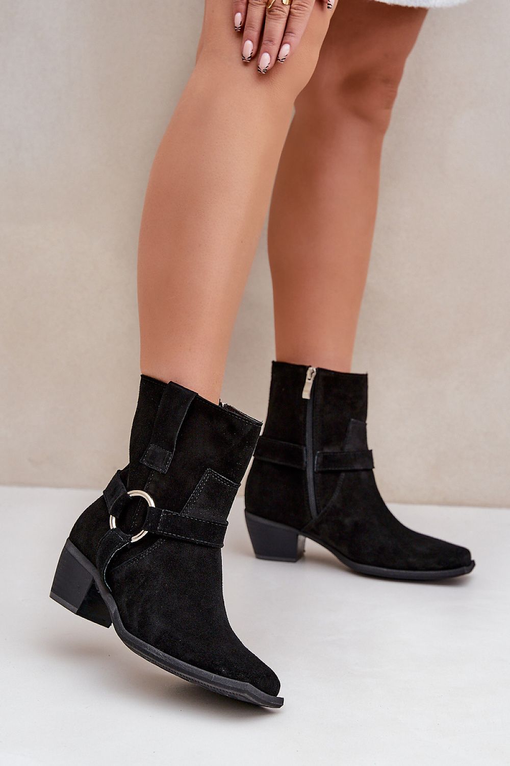 Laarsjes met hoge hak model 203872 Step in style