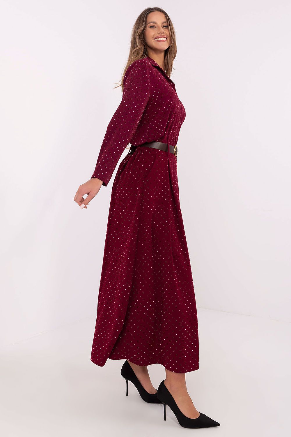 Lange rok model 203954 Italy Moda