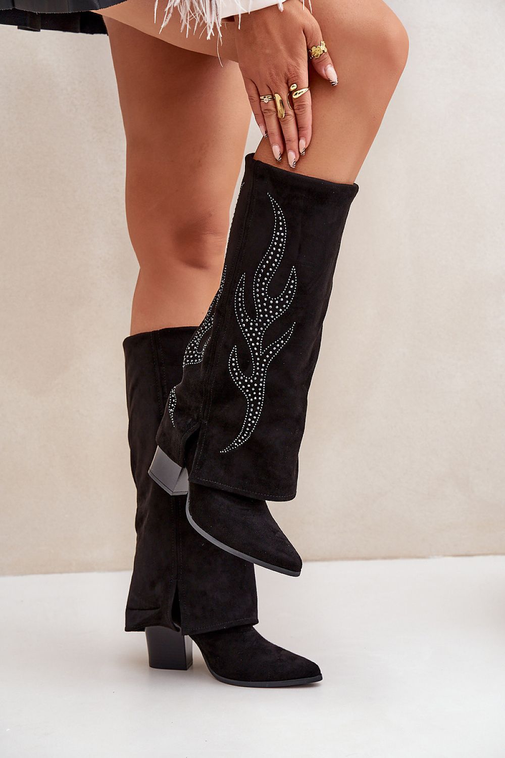 Laarzen met hoge hakken model 204656 Step in style