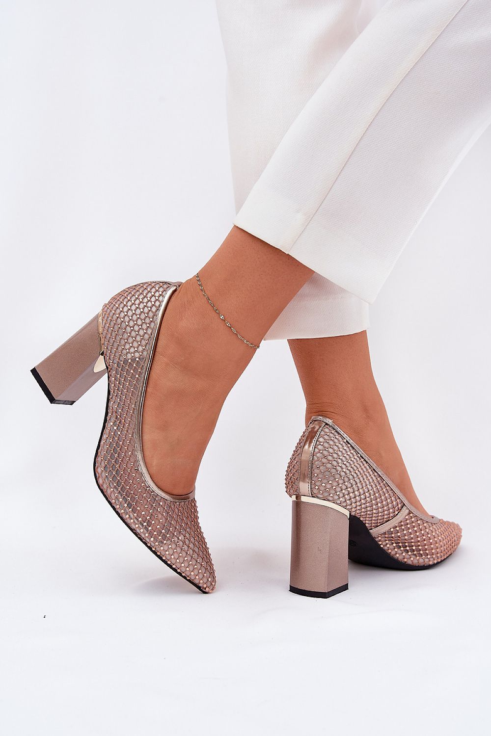 Pumps met dikke hak model 209778 Step in style