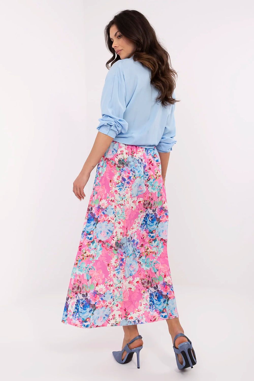 Lange rok model 211429 Italy Moda
