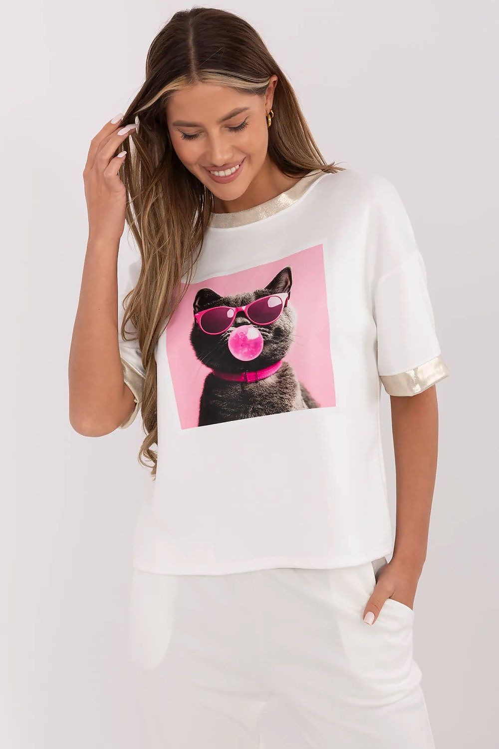 blouse model 212037 Italy Moda