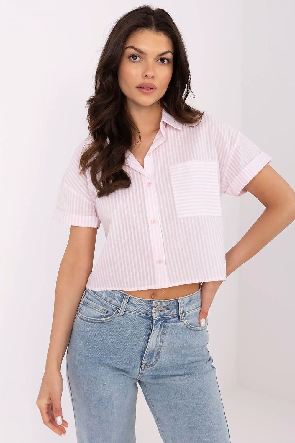Overhemd met korte mouwen model 212734 NM