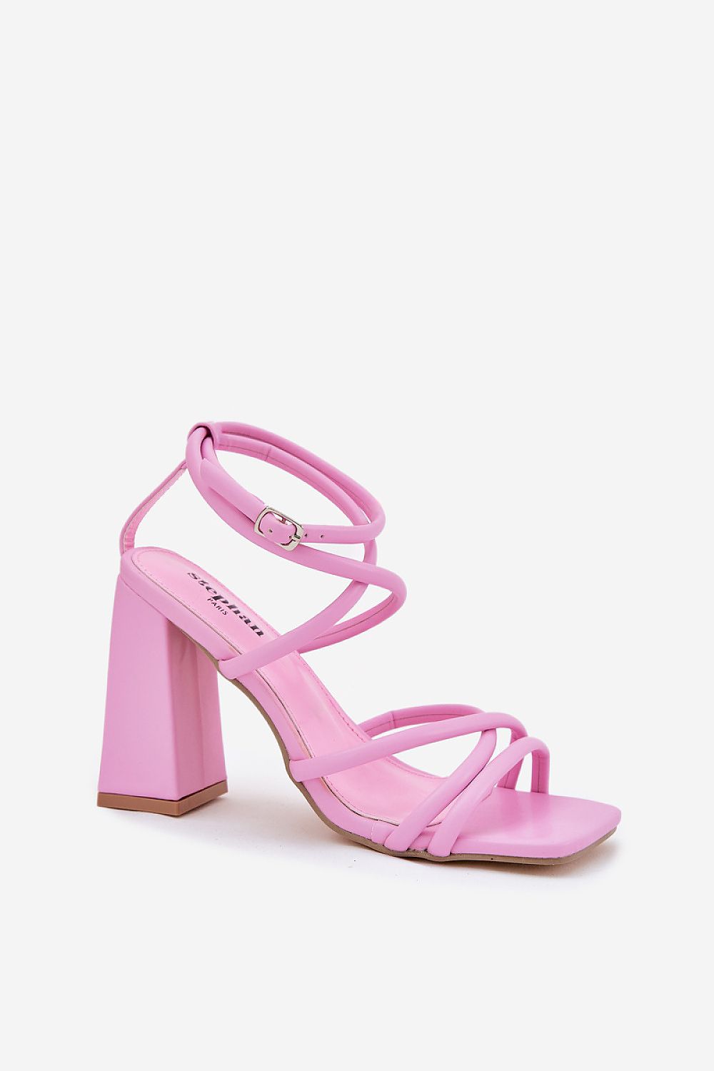 sandalen op hak model 213922 Step in style