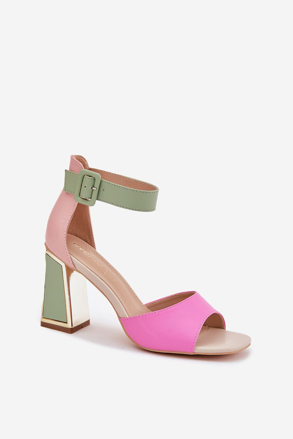 sandalen op hak model 213924 Step in style