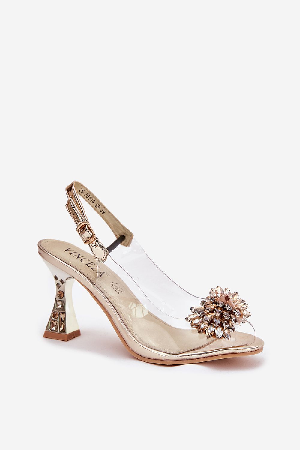sandalen op hak model 214705 Step in style