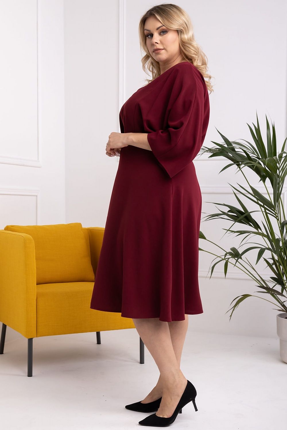 Plus size jurk model 169252 Karko