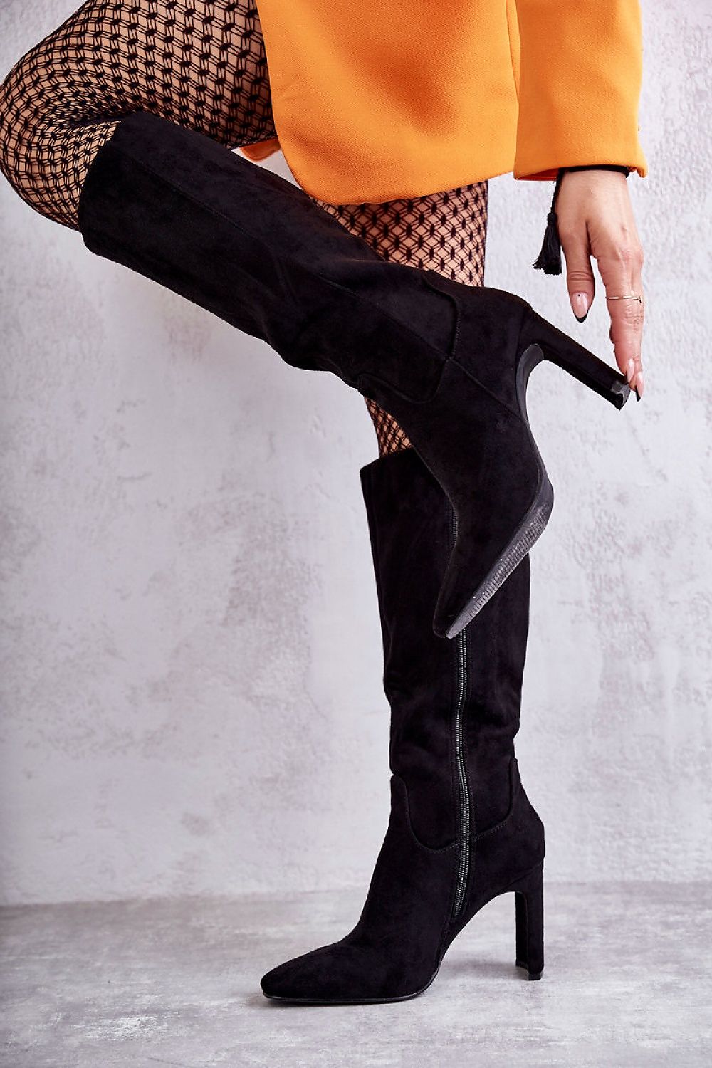 Laarzen met hoge hakken model 173449 Step in style