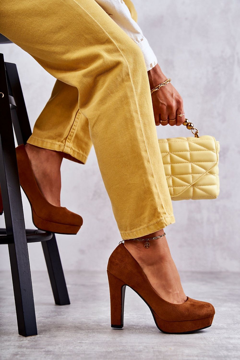 Pumps met dikke hak model 175298 Step in style