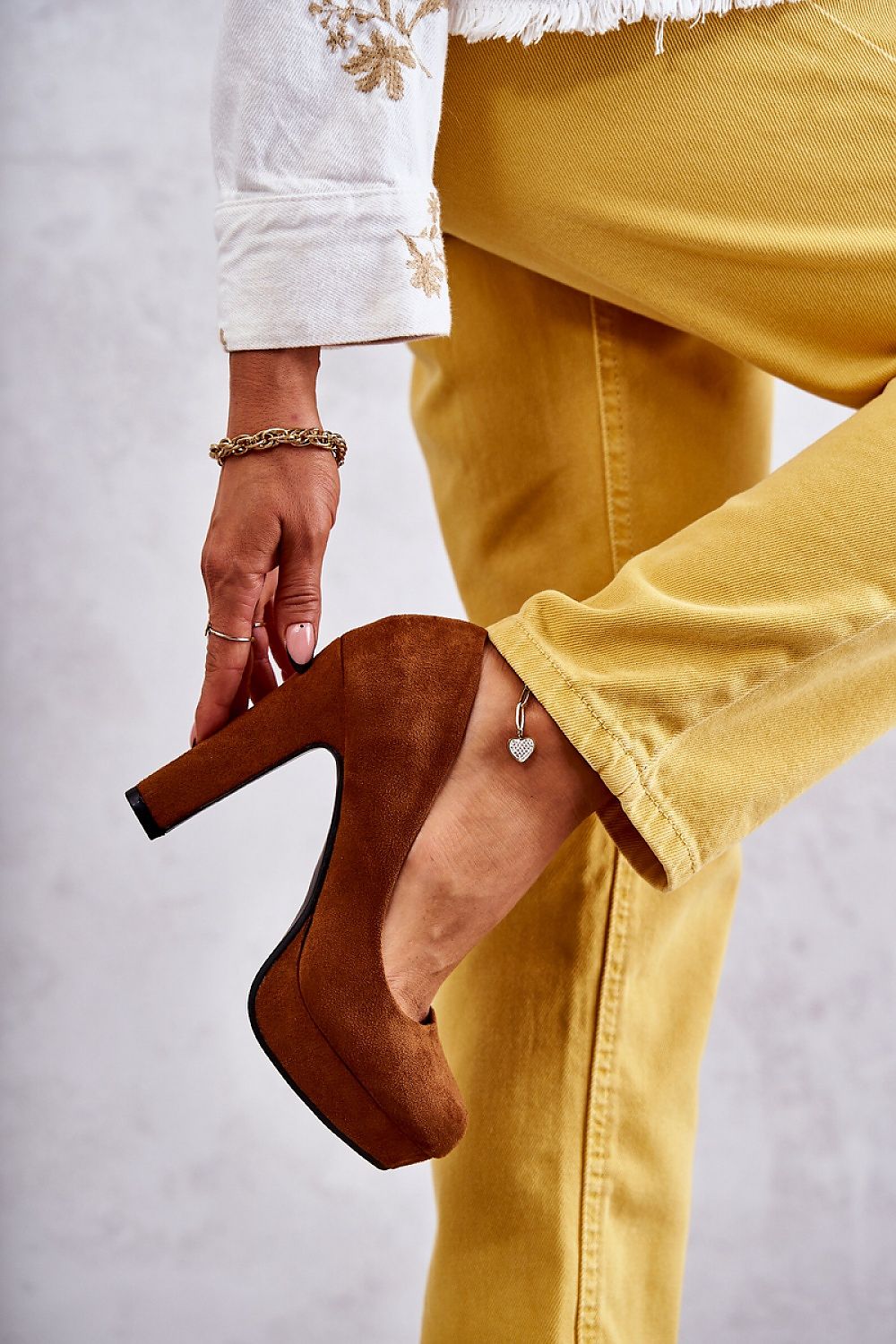 Pumps met dikke hak model 175298 Step in style