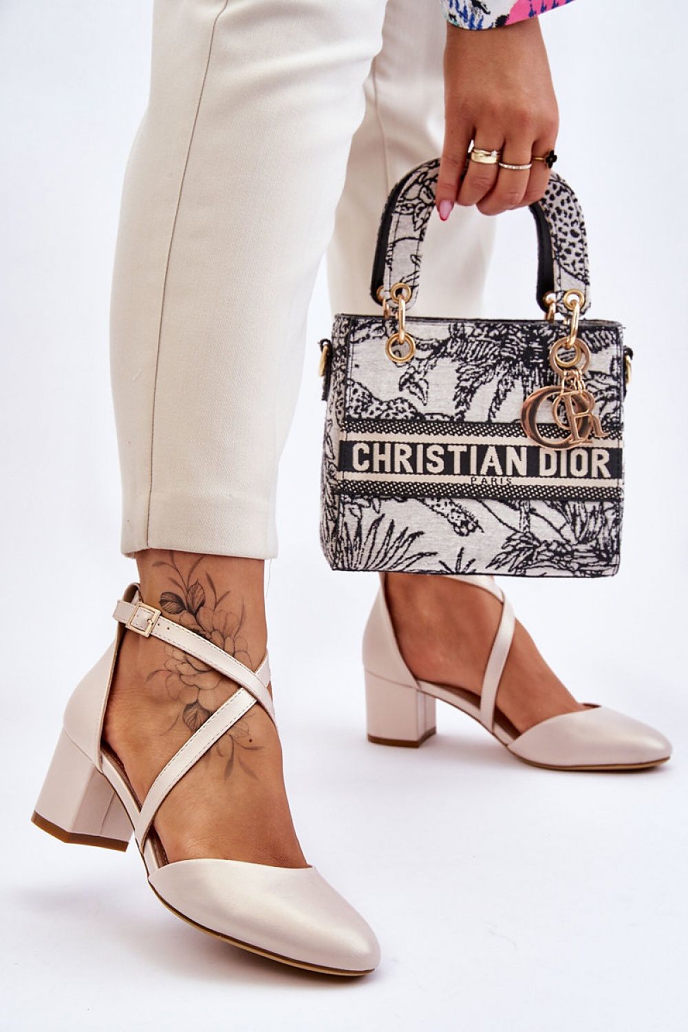 Pumps met dikke hak model 176236 Step in style