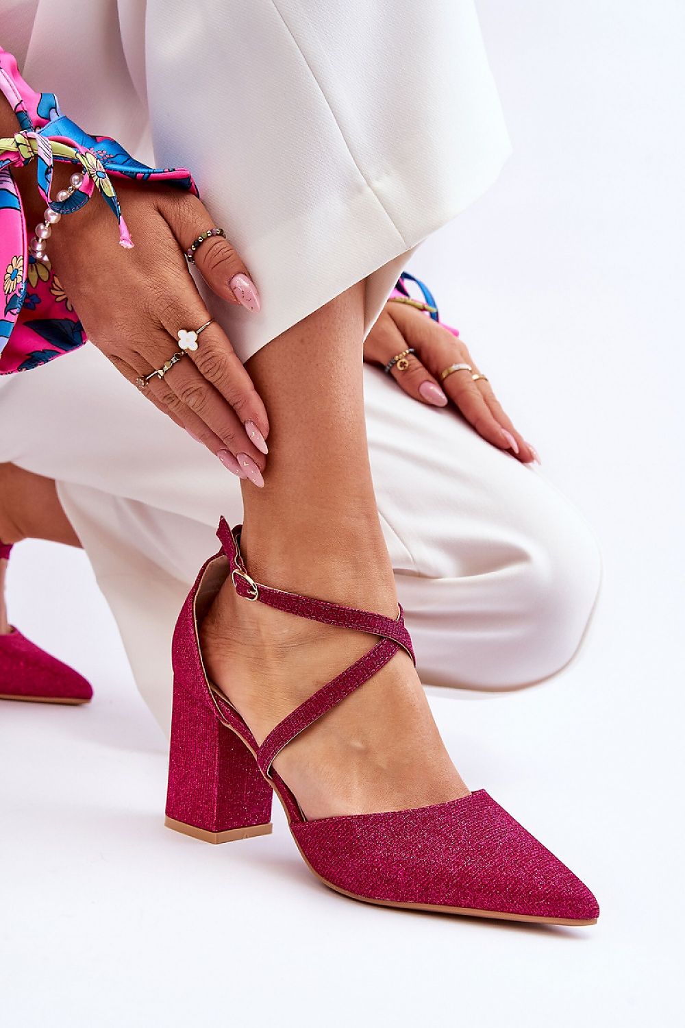 Pumps met dikke hak model 181455 Step in style