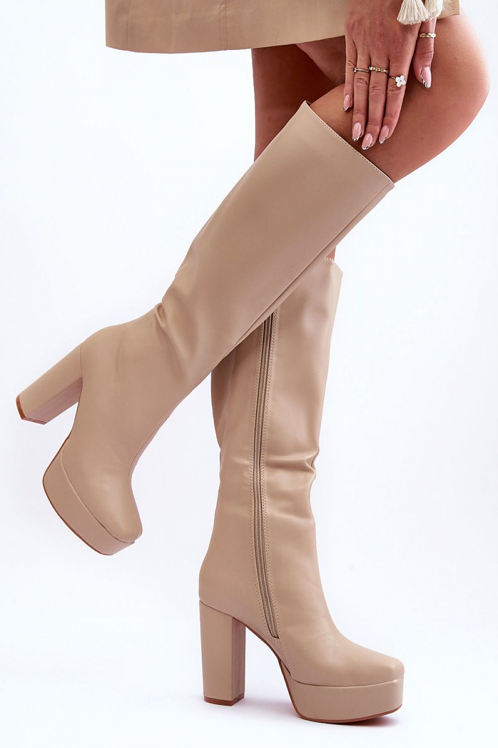 Laarzen met hoge hakken model 184876 Step in style