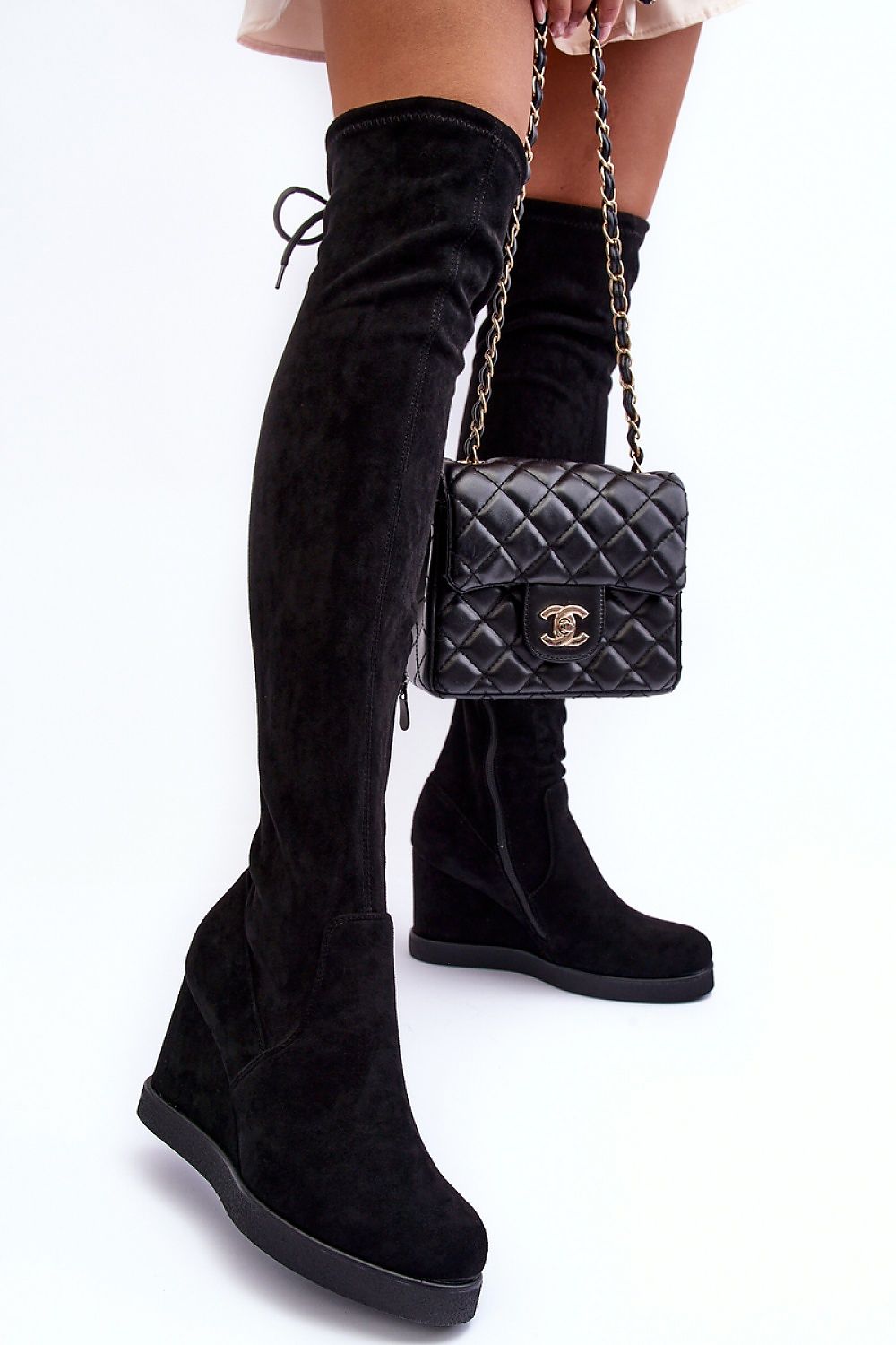 Laarzen met sleehak model 185578 Step in style