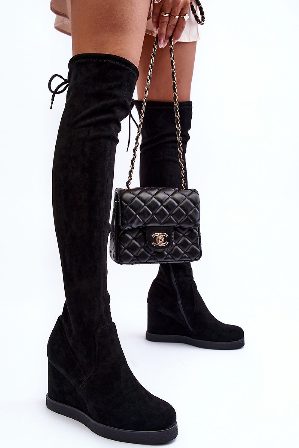 Laarzen met sleehak model 185578 Step in style