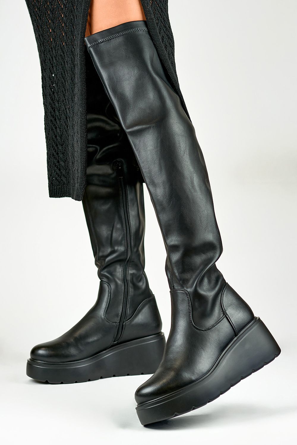 Laarzen met sleehak model 186440 PRIMO