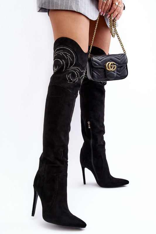  Laarzen met hoge hakken model 188715 Step in style 