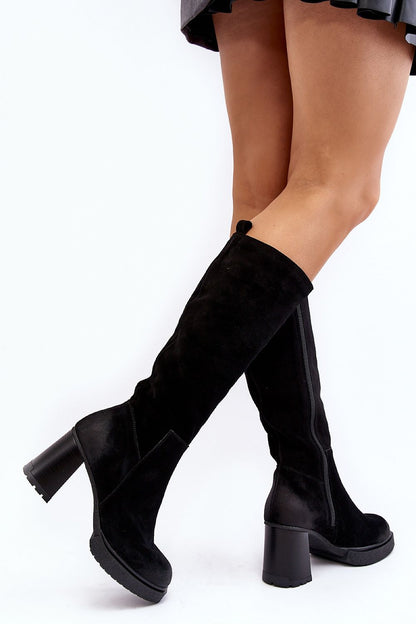  Laarzen met hoge hakken model 189037 Step in style 