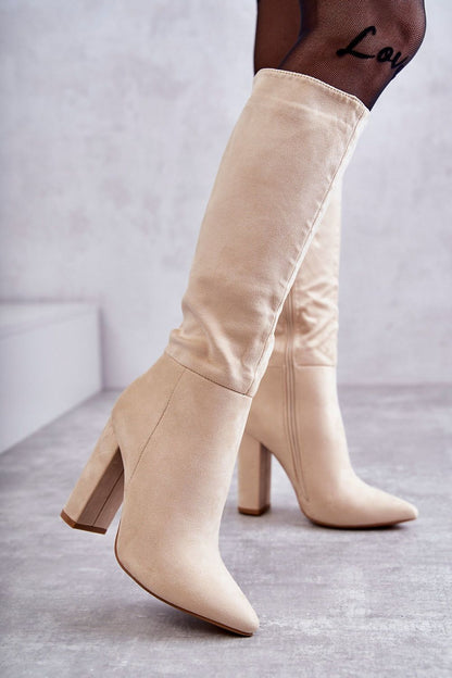  Laarzen met hoge hakken model 191046 Step in style 