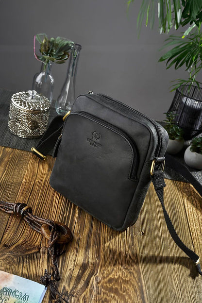 Handtas uit natuurlijke huid model 191536 Galanter 