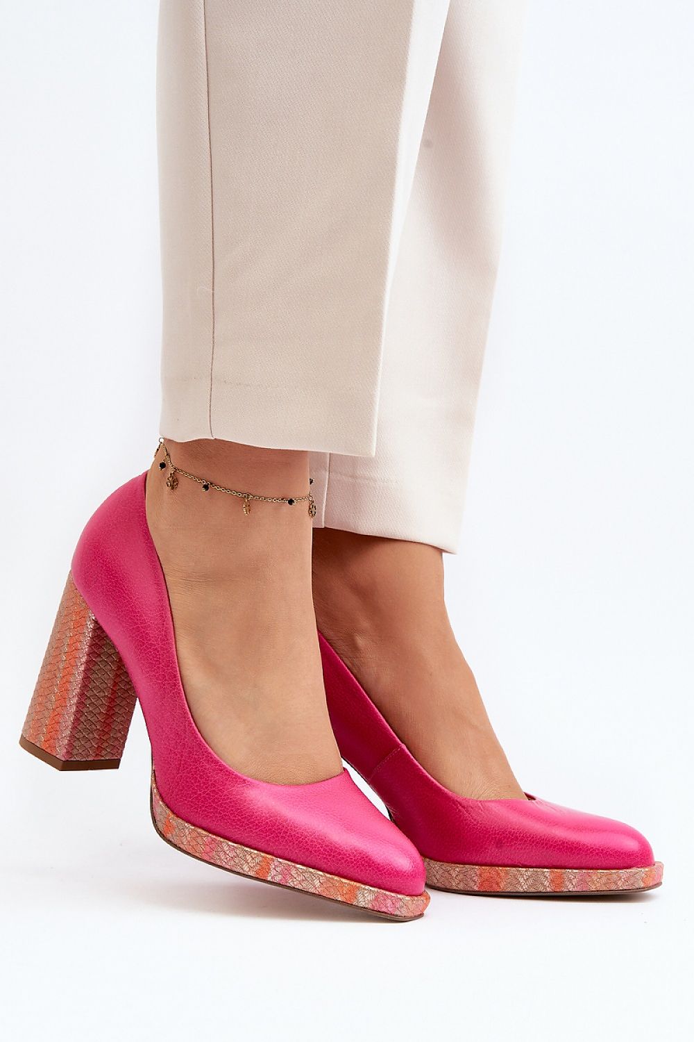  Pumps met dikke hak model 192296 Step in style 